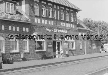 Wangerooge Inselbahn - Bahnhofsgebäude von Wangerooge