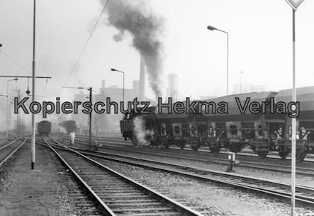 Landsweiler-Reden - Bahn der Saarbergbau AG in der Kokerei Landsweiler-Reden - Zug