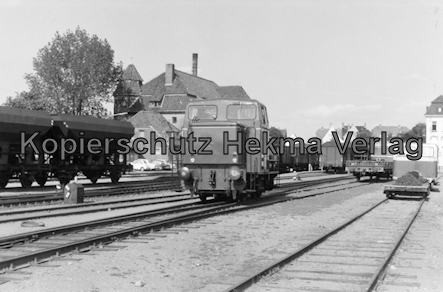Schleswig - Eisenbahn - Verkehrsbetriebe des Kreises Schleswig - Bahnhof Schleswig - Letzte Fahrzeuge