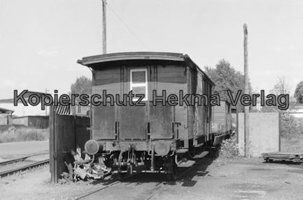 Schleswig - Eisenbahn - Verkehrsbetriebe des Kreises Schleswig - Bahnhof Schleswig - Letzte Fahrzeuge
