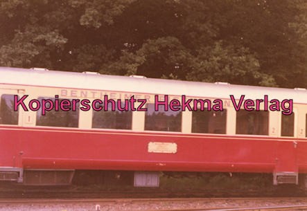 Bentheimer Eisenbahn A.G. - Bahnhof Bentheim-Nord - Personenwagen