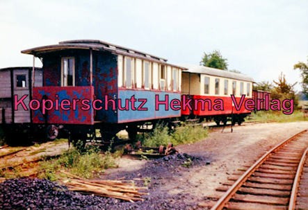 Erste Museumseisenbahn Deutschlands - Bruchhausen-Vilsen-Heiligenberg-Asendorf - Bahnhof Heiligenberg - Personenwagen