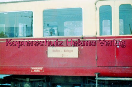 Württembergische Eisenbahngesellschaft Stuttgart - Nürtingen-Neuffen - Bahnhof Neuffen - Schienenbus