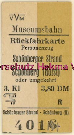 Schönberger Strand - Schönberg - Fahrkarte