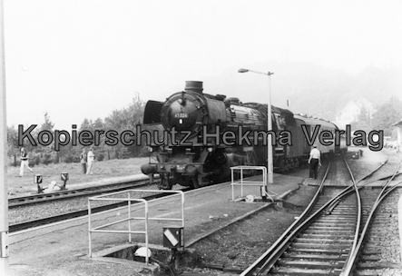 Sonderzug nach Königstein i. T. - Bahnhof Königstein - Lok 41 024