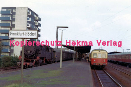 Frankfurt-Königsteiner Eisenbahn - Bahnhof Frankfurt-Höchst - Dampflok 262