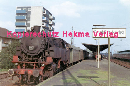 Frankfurt-Königsteiner Eisenbahn - Bahnhof Frankfurt-Höchst - Dampflok 262