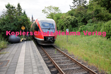 Albersweiler - Bahnhaltepunkt RE 6 Wagen 643 022 Theisbergstegen