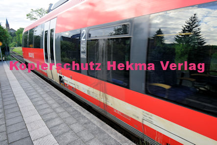 Albersweiler - Bahnhaltepunkt RB 55 Wagen 643 007 Schaidt