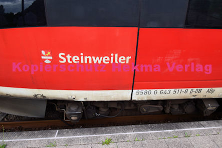 Annweiler-Sarnstall - Bahnhaltepunkt RB 55 Wagen 643 511 Steinweiler