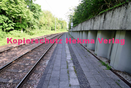 Germersheim Eisenbahn - Bahnhaltepunkt Germersheim Mitte - Bahnsteig