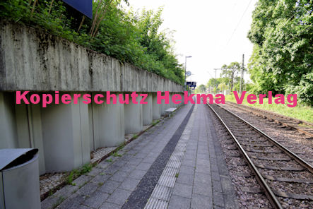 Germersheim Eisenbahn - Bahnhaltepunkt Germersheim Mitte - Bahnsteig