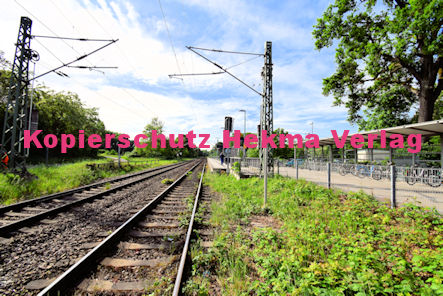 Germersheim Eisenbahn - Bahnhaltepunkt Germersheim Mitte - Bahnsteig