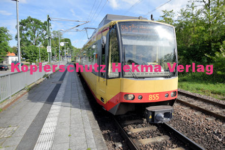 Germersheim Eisenbahn - Bahnhaltepunkt Germersheim Mitte - S51 Wagen 855
