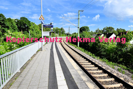 Germersheim Eisenbahn - Bahnhaltepunkt Germersheim Mitte - Bahnsteig