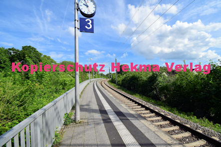Germersheim Eisenbahn - Bahnhaltepunkt Germersheim Mitte - Bahnsteig
