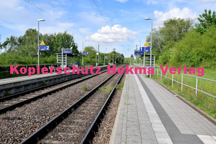 Germersheim Eisenbahn - Bahnhaltepunkt Germersheim Süd/Nolte - Bahnsteig