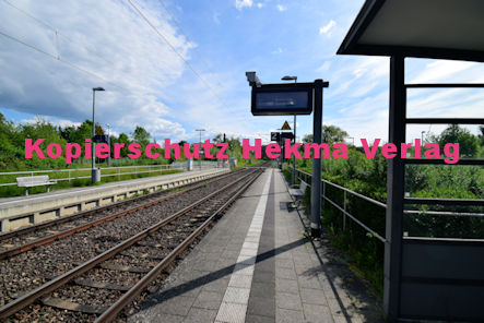 Germersheim Eisenbahn - Bahnhaltepunkt Germersheim Süd/Nolte - Bahnsteig
