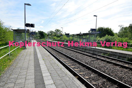 Germersheim Eisenbahn - Bahnhaltepunkt Germersheim Süd/Nolte - Bahnsteig