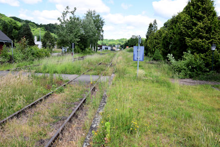 Bundenthal-Rumbach - Endbahnhof Bahnsteig
