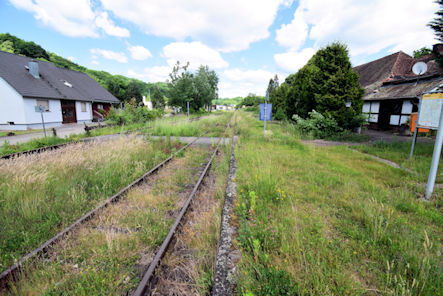 Bundenthal-Rumbach - Endbahnhof Bahnsteig