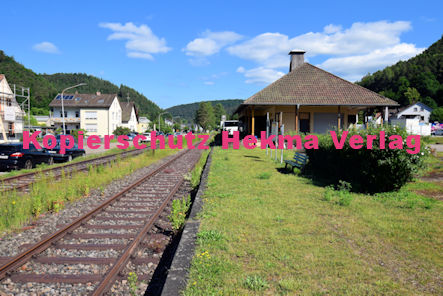 Dahn - Wieslauterbahn - Bahnhaltepunkt Bahnsteig