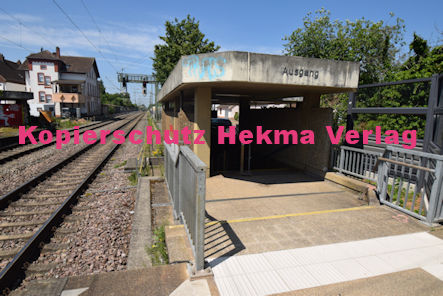 Hauptstuhl Eisenbahn - Bahnhaltepunkt - Bahnsteig