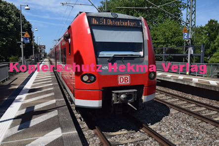 Hauptstuhl Eisenbahn - Bahnhaltepunkt - S 1 Wagen 425 713-6