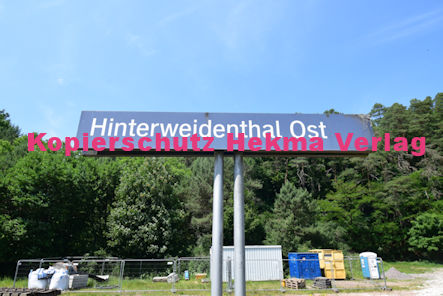 Hinterweidenthal Ost - Bahnhaltepunkt - Bahnhofsschild