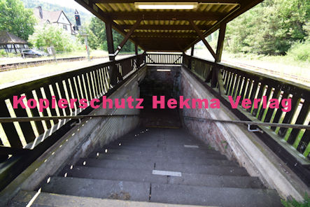 Hinterweidenthal Ost - Bahnhaltepunkt - Bahnsteig Unterführung