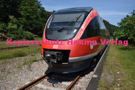 Hinterweidenthal Ost - Bahnhaltepunkt - RB 55 Wagen 643 532 Lauterecken