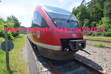 Hinterweidenthal Ost - Bahnhaltepunkt - RB 55 Wagen 643 532 Lauterecken