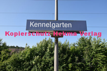 Kaiserslautern Kennelgarten - Bahnhaltepunkt - Bahnhofsschild