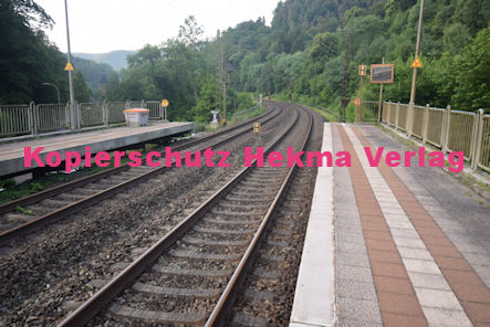 Neidenfels Pfalz Eisenbahn - Bahnhof Neidenfels - Bahnsteig