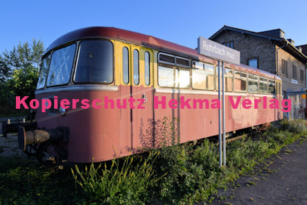 Rohrbach (Pfalz) Eisenbahn - Rohrbach - Bahnhof - Ausstellung Schienenbus