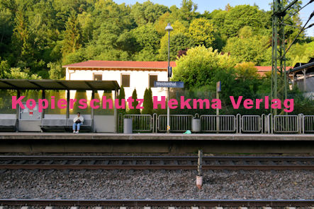 Weidenthal Pfalz Eisenbahn - Bahnhaltepunkt Weidenthal - Bahnsteig