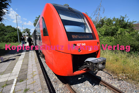 Ebertsheim Pfalz Eisenbahn - Bahnhaltepunkt - RB 46 Wagen 622 040