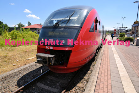 Enkenbach-Alsenborn Eisenbahn - Bahnhof Enkenbach-Alsenborn - RB65 Wagen 642 180