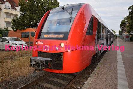 Lambsheim Eisenbahn - Bahnhaltepunkt Lambsheim - RB46 Wagen 622 523
