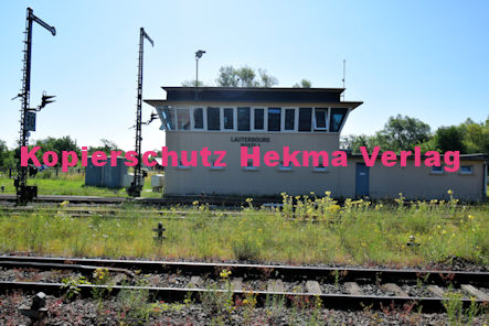 Lauterbourg (Frankreich) Eisenbahn - Bahnhof - Stellwerk