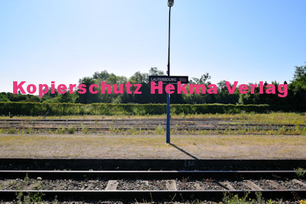 Lauterbourg (Frankreich) Eisenbahn - Bahnhof - Bahnsteig