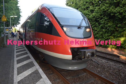 Rohrbach (Pfalz) Eisenbahn - Rohrbach - Bahnhof - RB 51 Wagen 643 012 Winden (Pfalz)