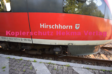 Rohrbach (Pfalz) Eisenbahn - Rohrbach - Bahnhof - RB 51 Wagen 643 527 Hirschhorn