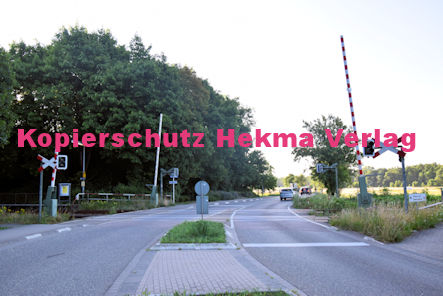 Rohrbach (Pfalz) Eisenbahn - Rohrbach - Bahnhof - Bahnübergang