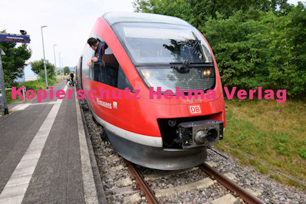 Barbelroth (Pfalz) Eisenbahn - Bahnhaltepunkt Barbelroth - RB 54 Wagen 643 510 Pirmasens