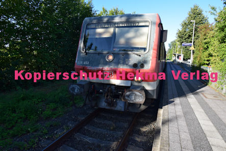 Berg (Pfalz) Eisenbahn - Bahnhaltepunkt - RB 52 Wagen 628 453