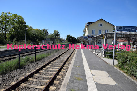 Eisenbahn Kandel (Pfalz) - Kandel Bahnhof - Bahnsteig