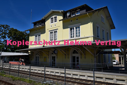 Eisenbahn Kandel (Pfalz) - Kandel Bahnhof - Bahnhofsgebäude
