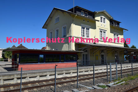 Eisenbahn Kandel (Pfalz) - Kandel Bahnhof - Bahnhofsgebäude