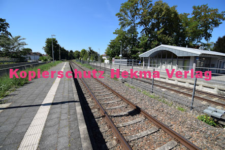 Eisenbahn Kandel (Pfalz) - Kandel Bahnhof - Bahnsteig